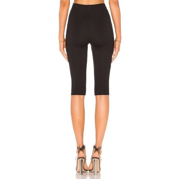 Revolve LPA Women's XXS Black Vittora Short Biker High Rise Elasticized Waist - Picture 3 of 15